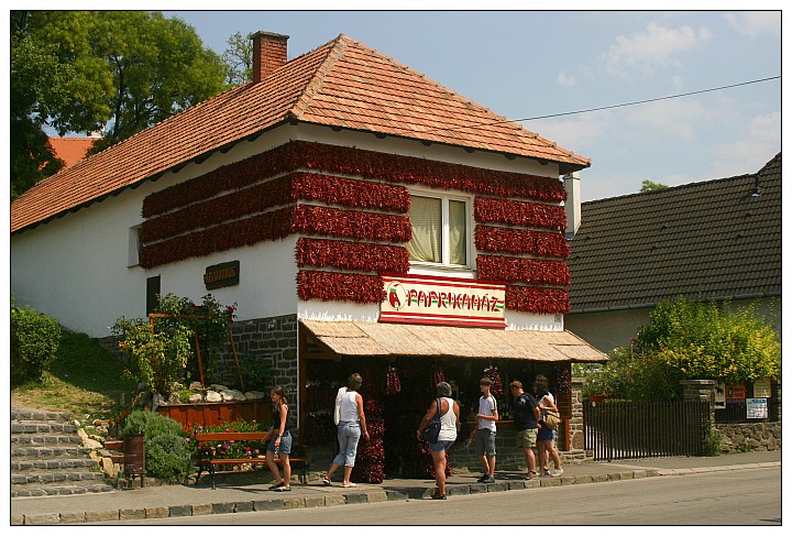 Paprikahaus in Tihany