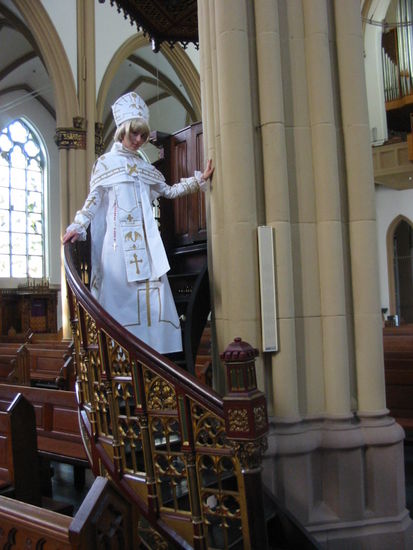 Papst auf der Kanzel/ Bonn