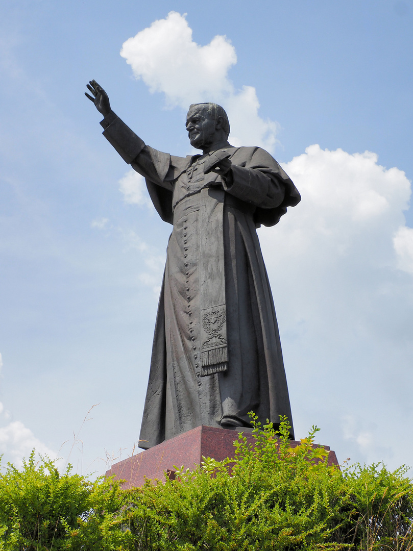 Papst Denkmal im Kloster Jasna Góra