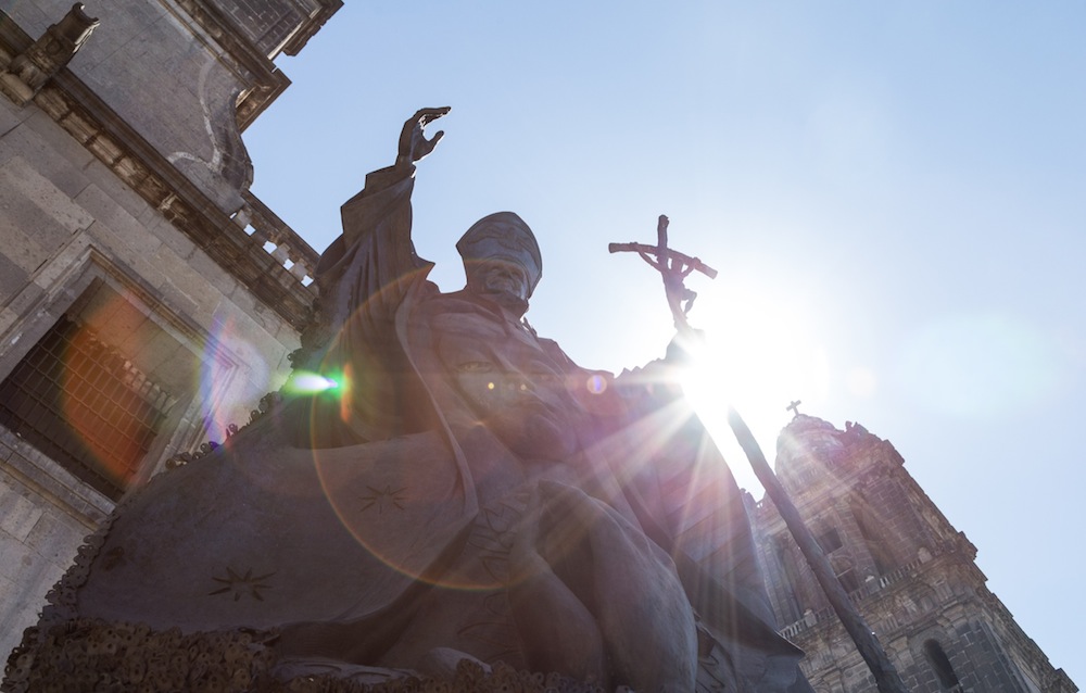 Papst Johannes Paul II. - Zocalo in México City