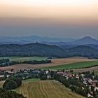 Papstdorf von Gohrisch aus (ca. 20:30 Uhr nach Sonnenuntergang)