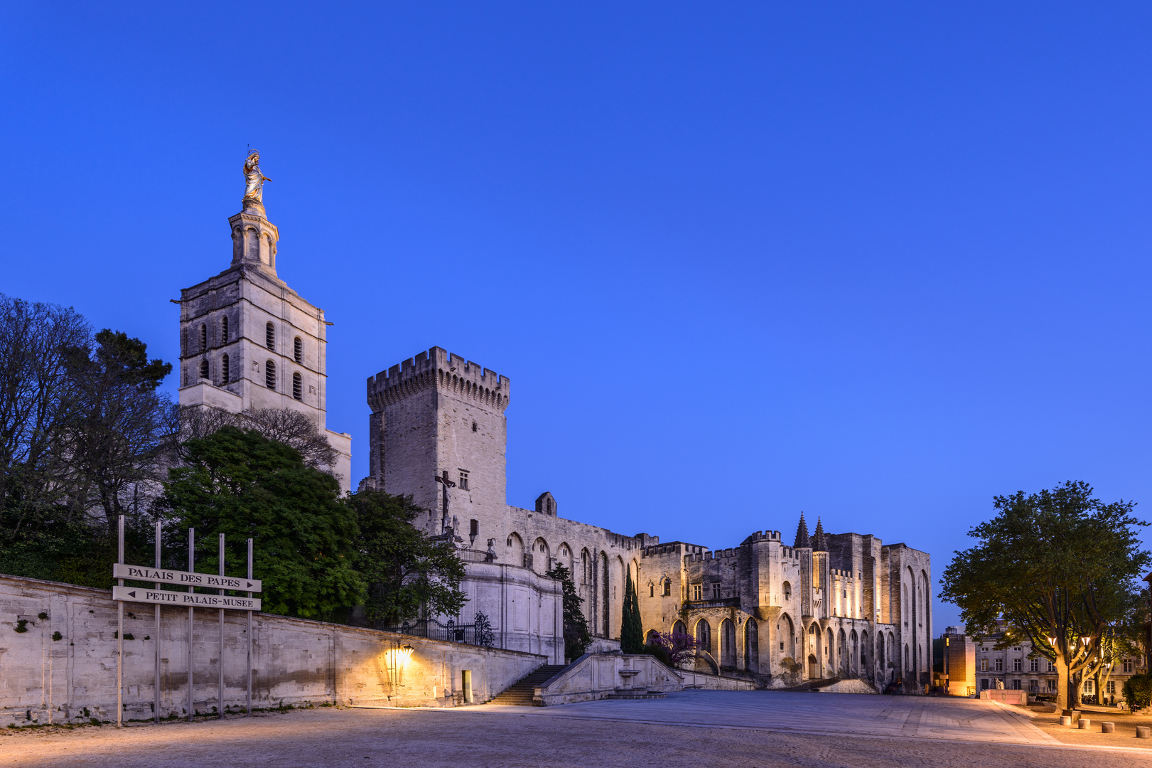 Papstpalast, Avignon, Provence, Frankreich