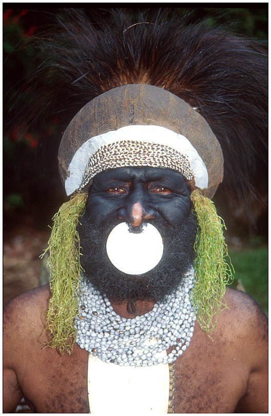Papua-Häuptling