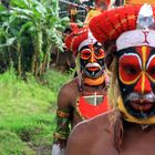 Papua-Männer aus den Western Highlands, Papua Neuguinea