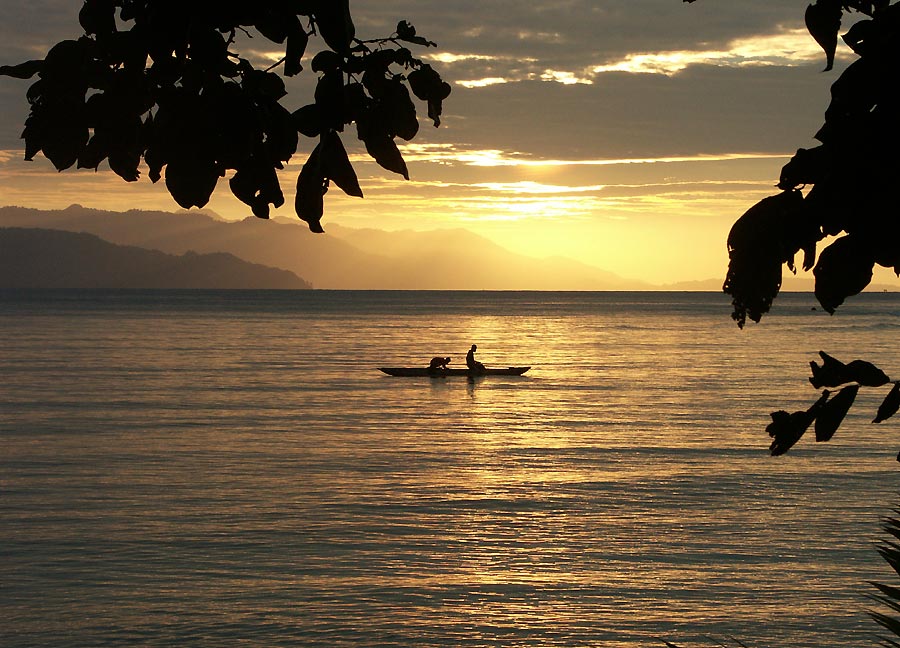 Papua sunset