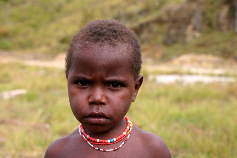 Papuan boy