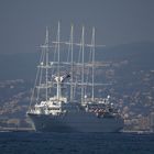 Paquebot à voiles en baie de Cannes