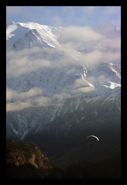 Para au Mont-Blanc