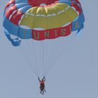 Parachute au bord de plage