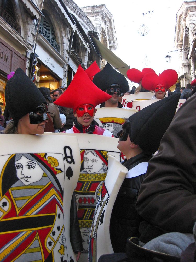 Parade der Kartenfiguren