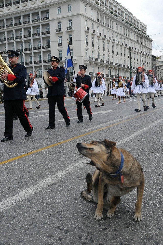 parade in Athens