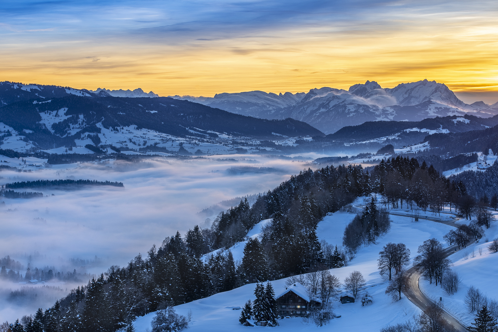 Paradies, Weissachtal und Säntis