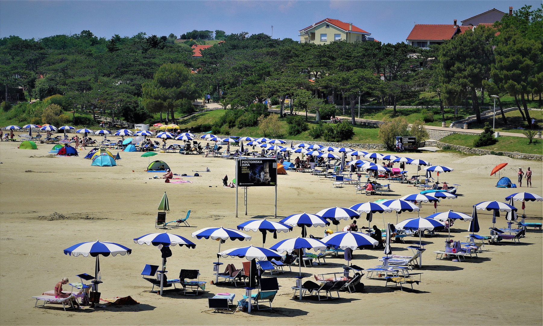 Paradiesstrand San Marino / Lopar - Urlaub auf der Insel Rab 2018 (2)