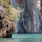 Paradise cliff and turquoise waters