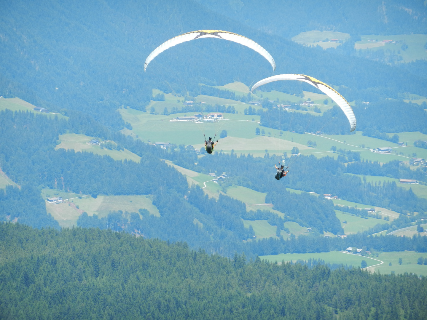 paragleiter am markbachjoch/niederau