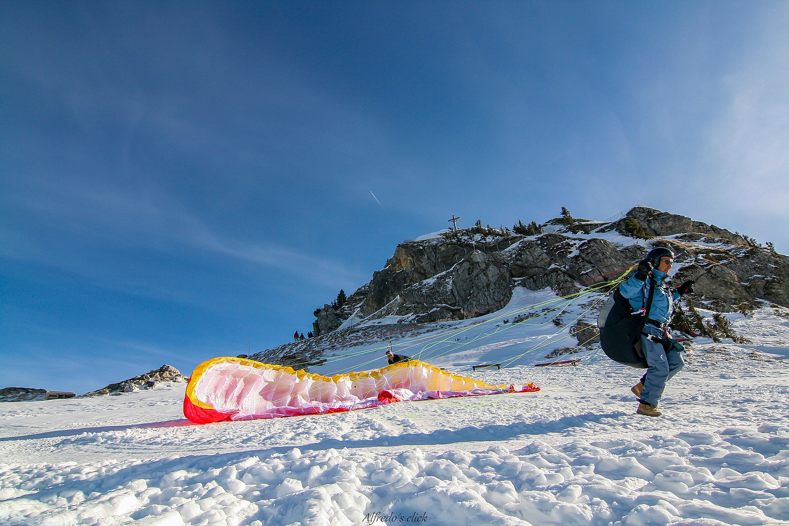 Paragleiter zu Covid-19 Freien Zeiten*