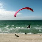 Paraglider am Darßstrand