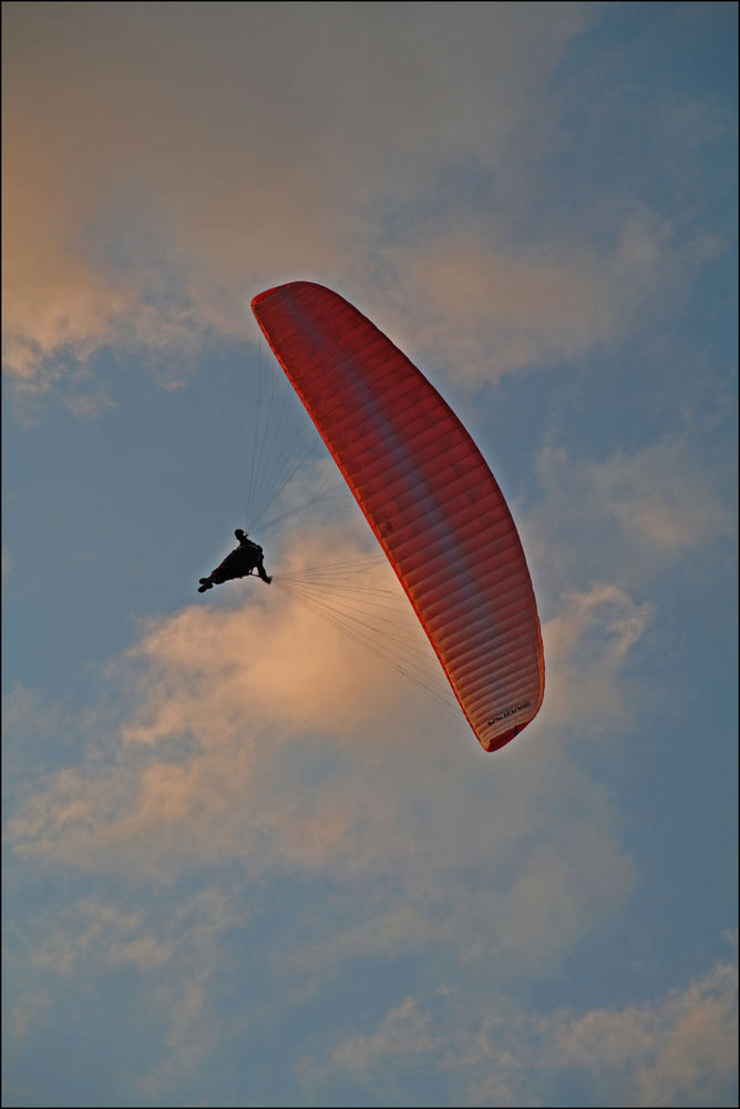 Paraglider am Geissberg, Salzburg