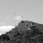 Paraglider am Himmel