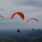Paraglider am Puy de Dôme