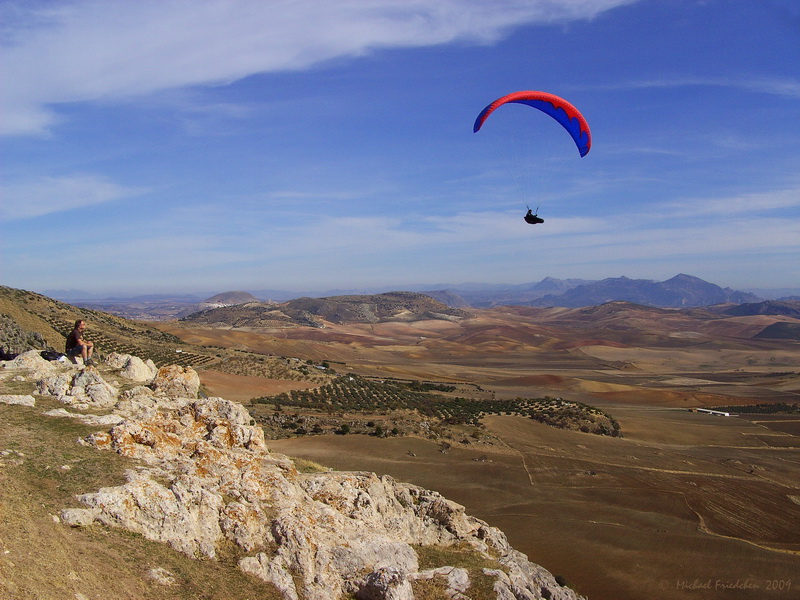 Paraglider Canete la Real Sierra de Lijar