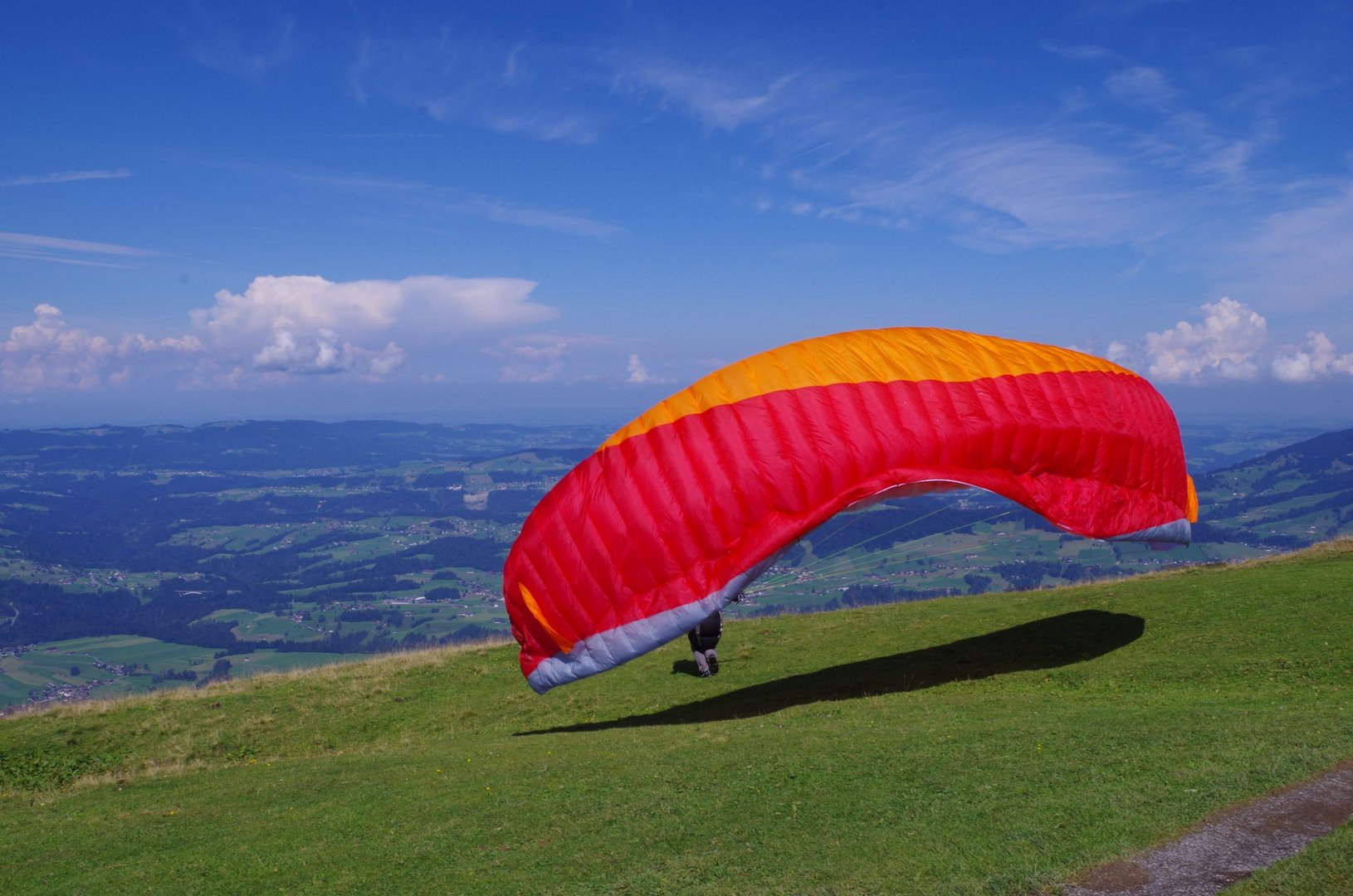 Paraglider im Bregenzer Wald