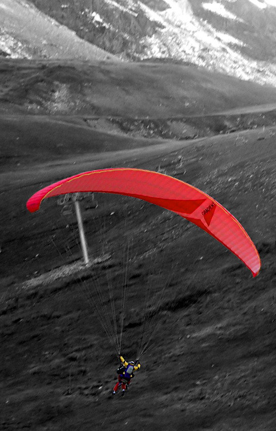 Paraglider im Doppelpack