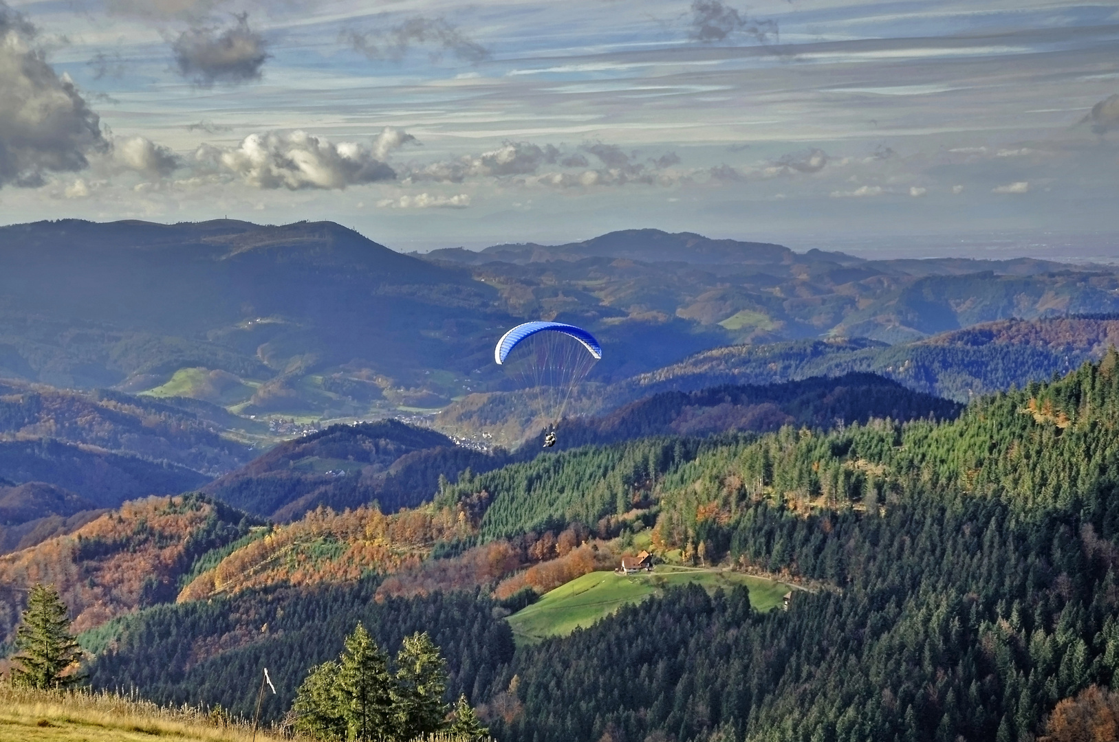 Paraglider im Renchtal