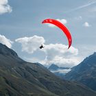 Paraglider in der Silvretta