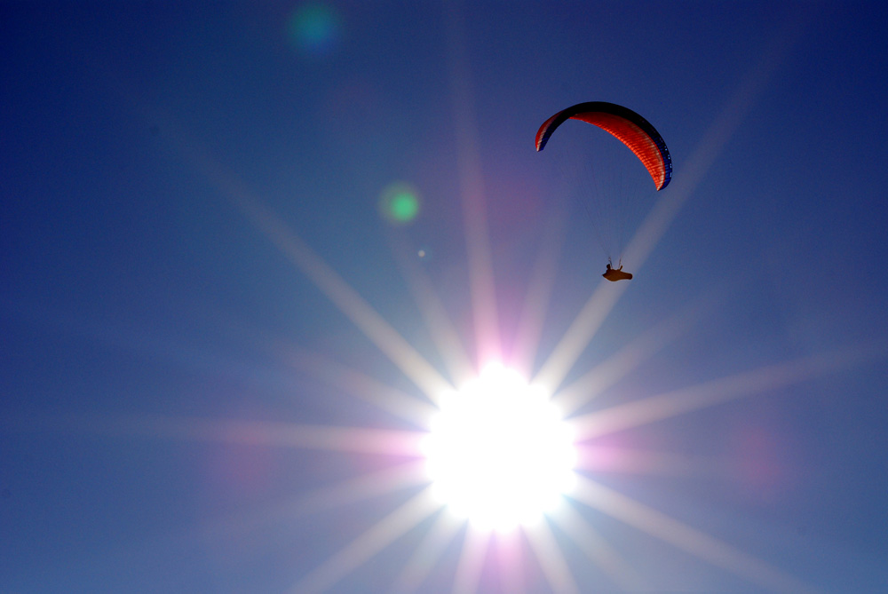 Paraglider in Engelberg