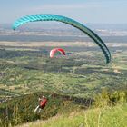 Paraglider nach dem Start