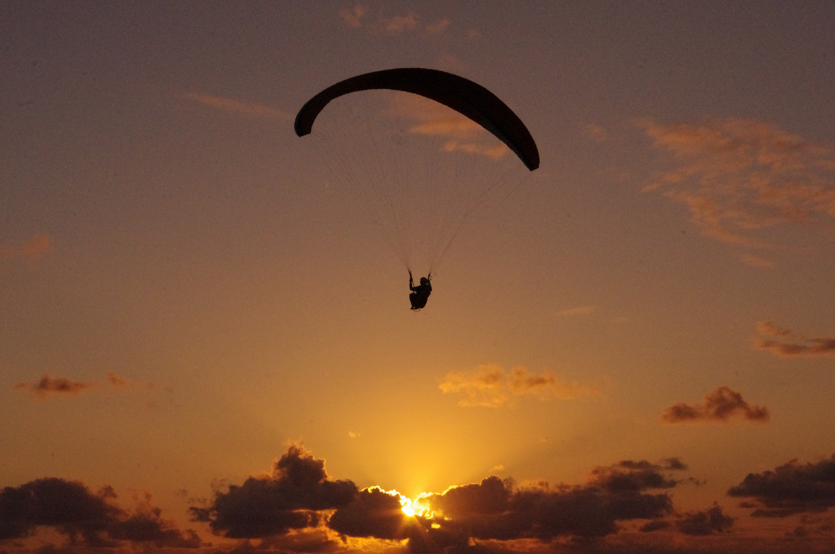 Paraglider über der Dune du Pyla