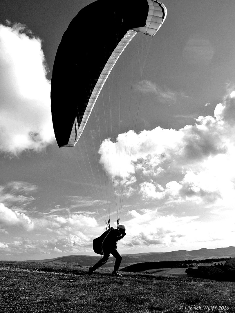Paraglider Wasserkuppe Rhön 