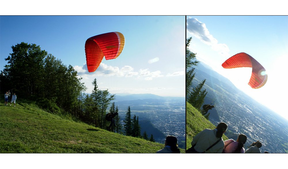 Paragliding am Gaisberg