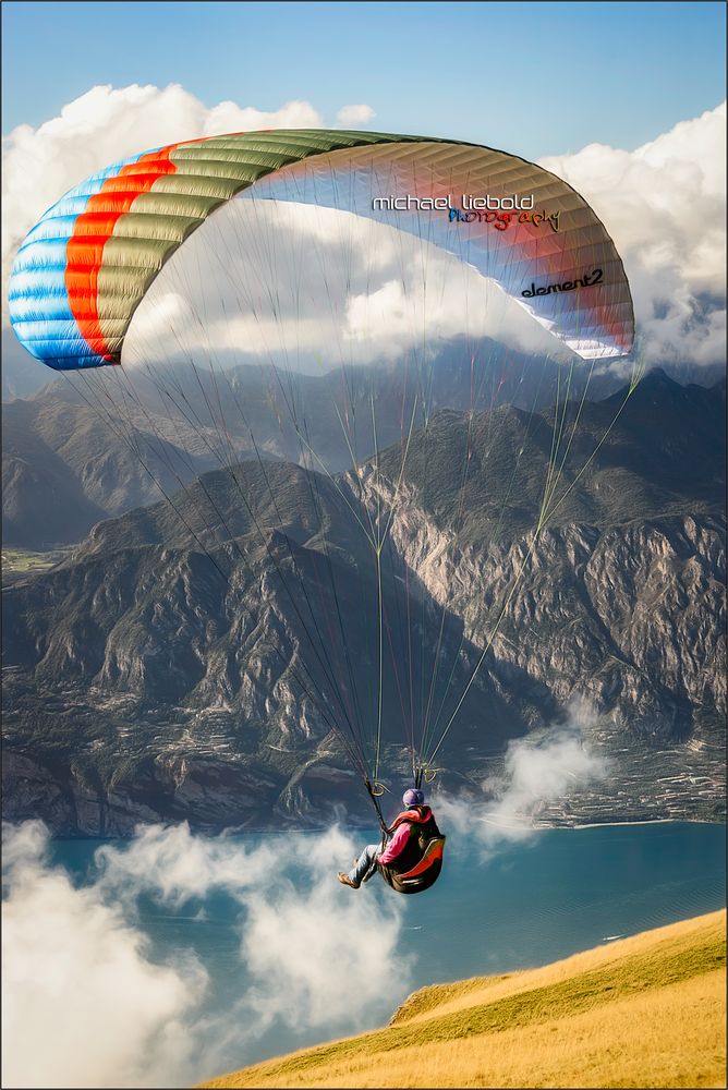 Paragliding am Gardasee