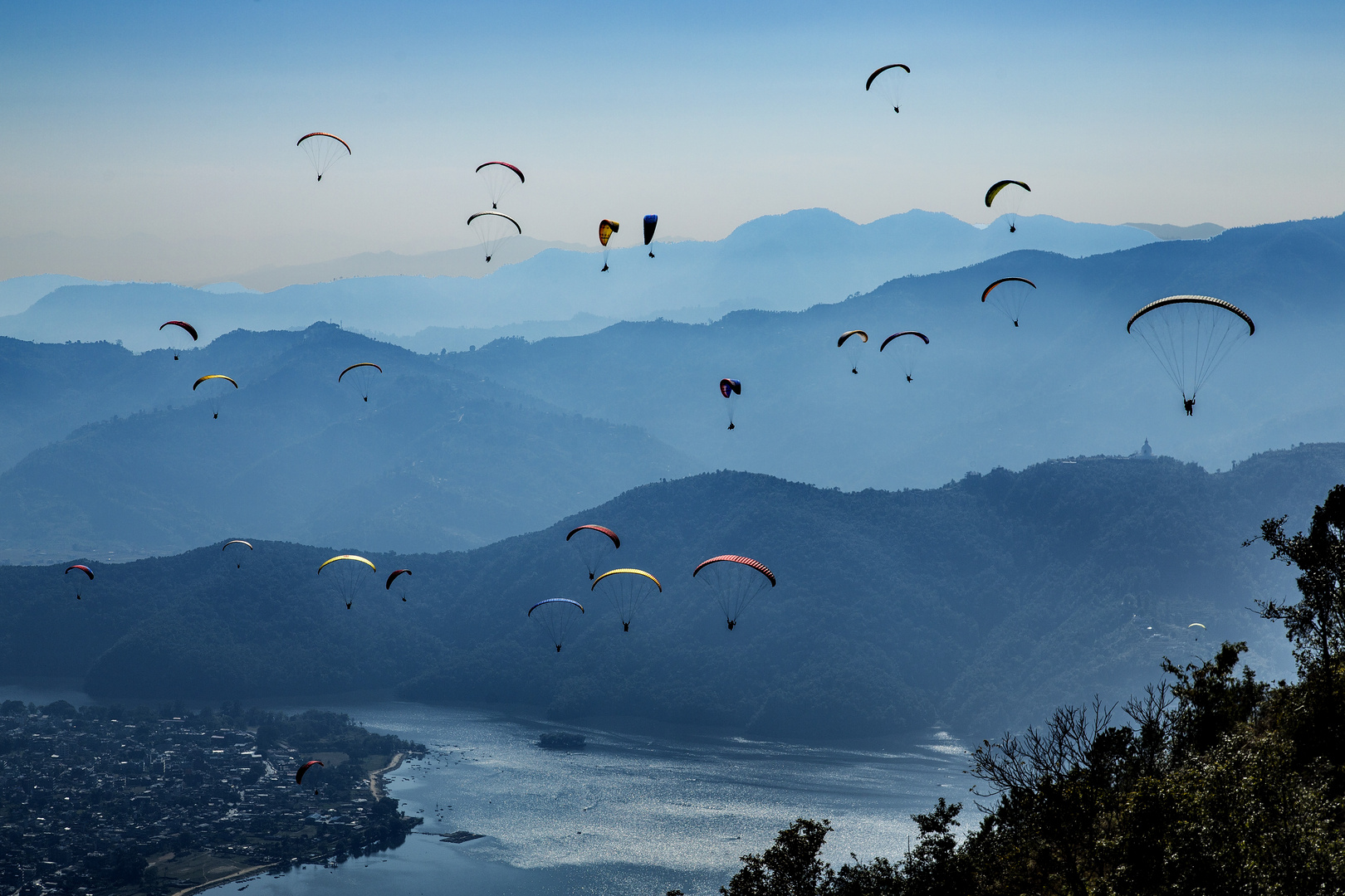 Paragliding am Sarangkot