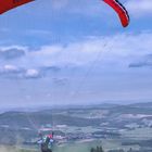 Paragliding and dust