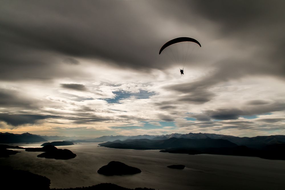 Paragliding at Nahuel Huapi