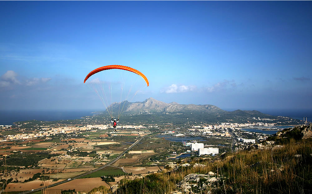 Paragliding auf Mallorca