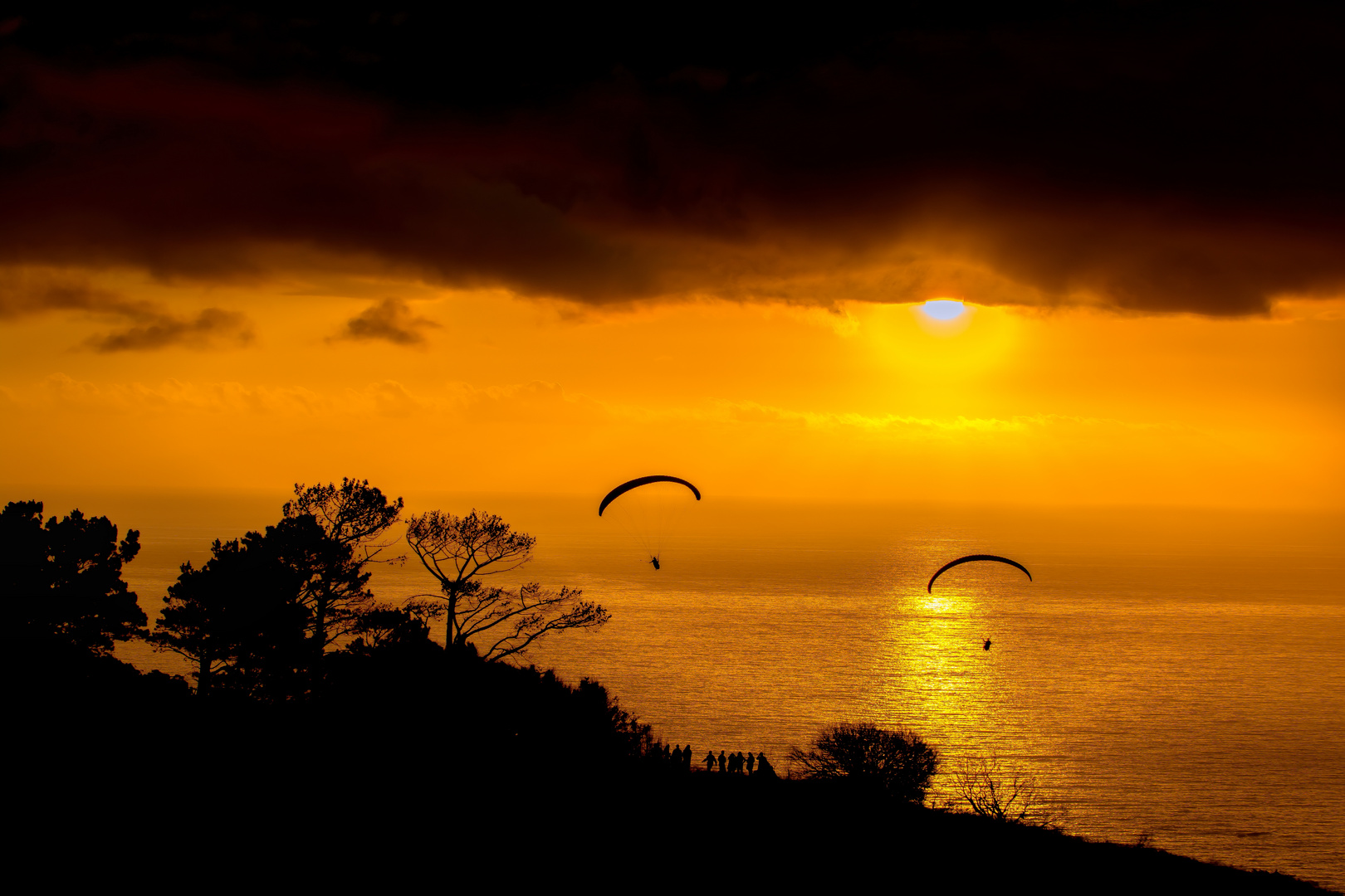 Paragliding from Signal Hill