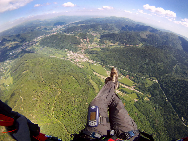 Paragliding in den Vogesen