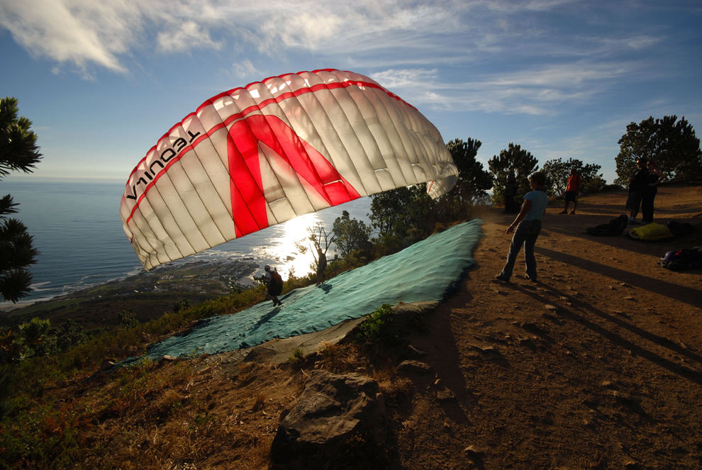 Paragliding on Lionshead