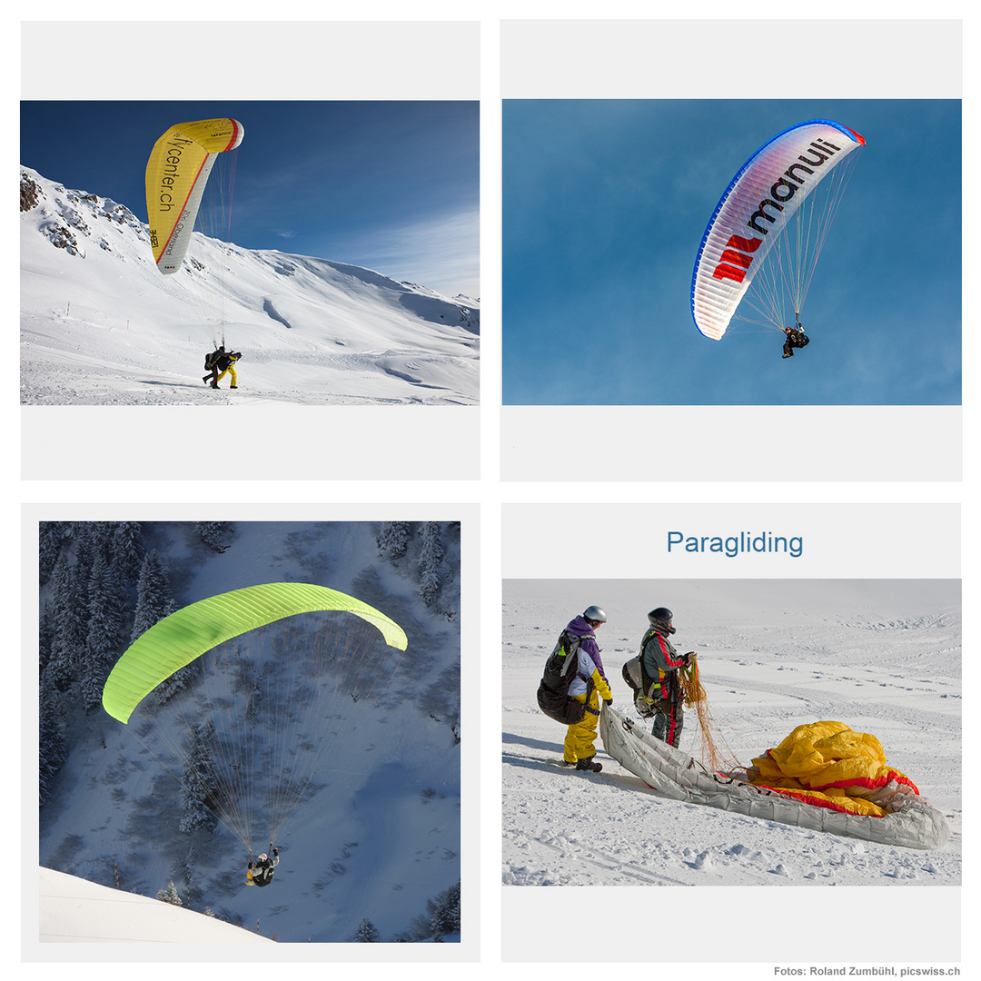 Paragliding-Quartett