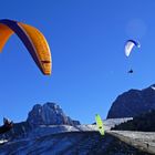 Paraglyding ballett on Gurnigel Wasserscheide, Part II (Switzerland)