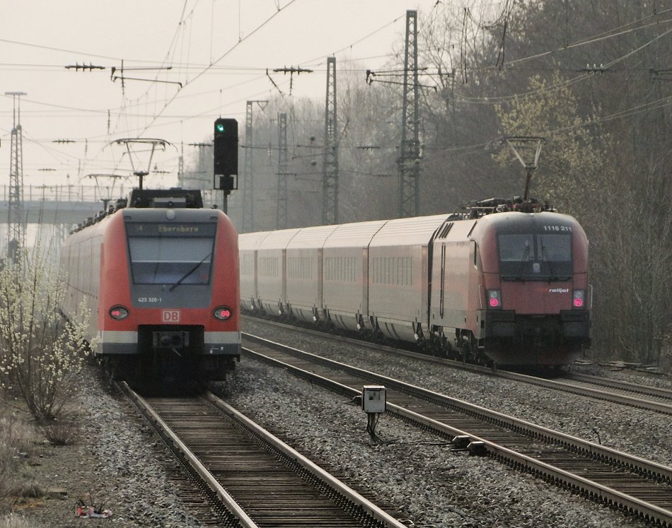 "Paralellfahrt dem Tag entgegen"