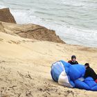 Parapendio tra le dune