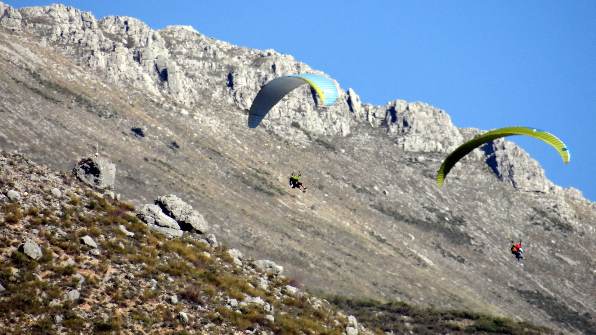 Parapente dans le Mercantour