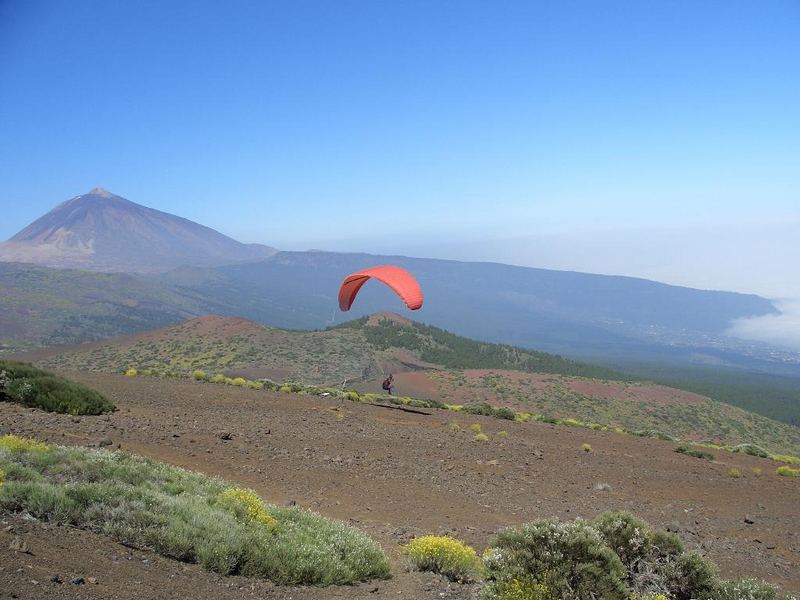 PARAPENTE EN EL TEIDE