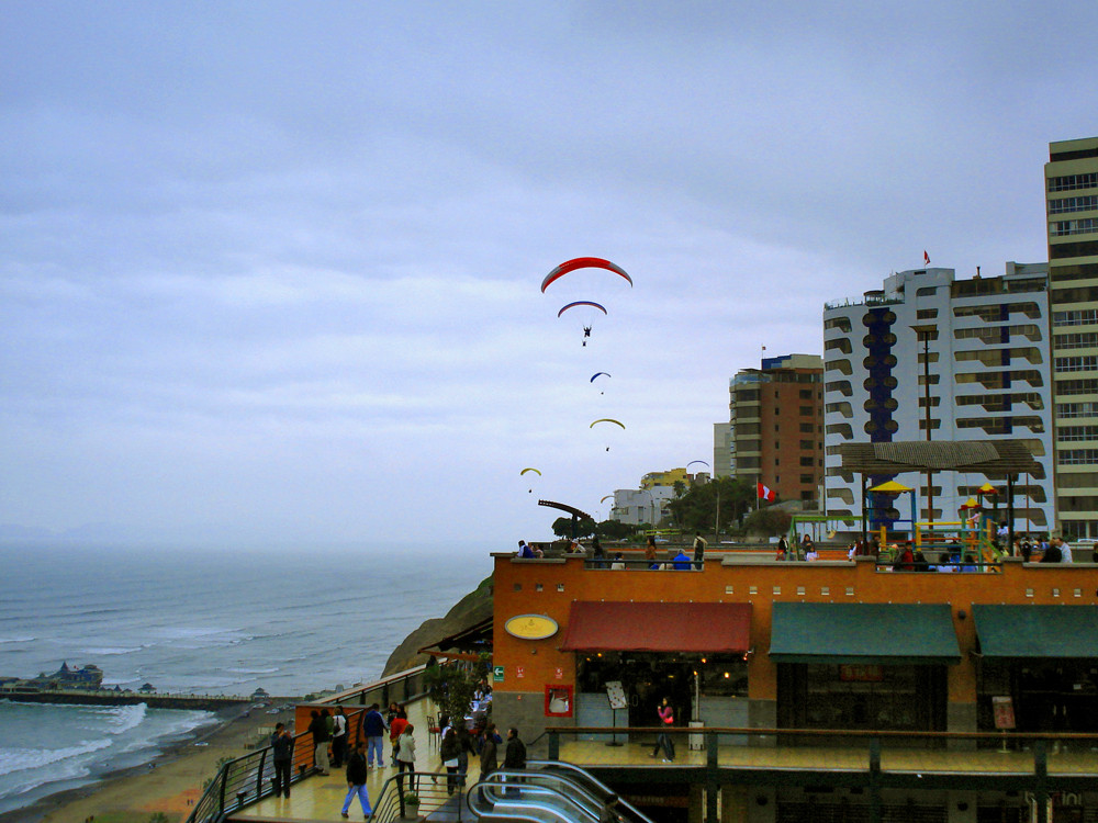 Parapente en Larcomar