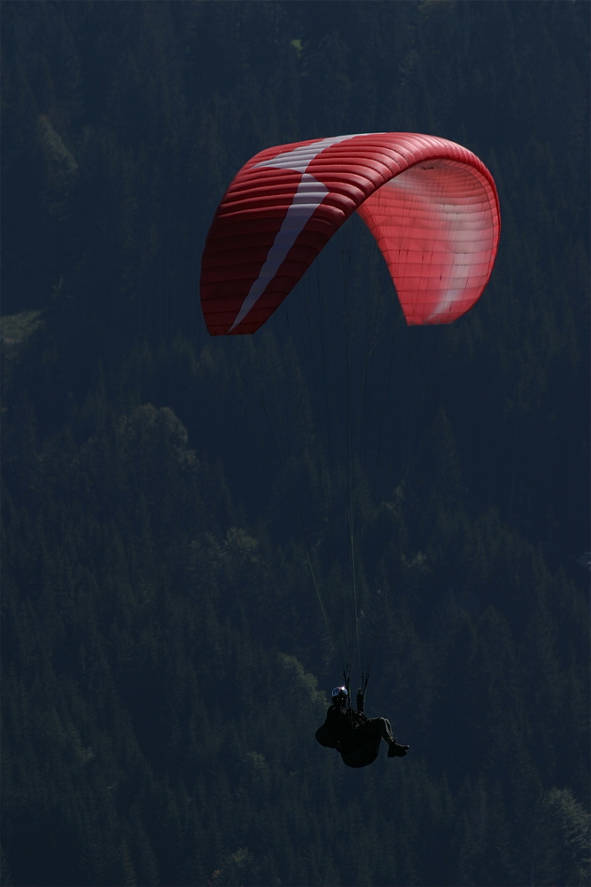 parapente rouges